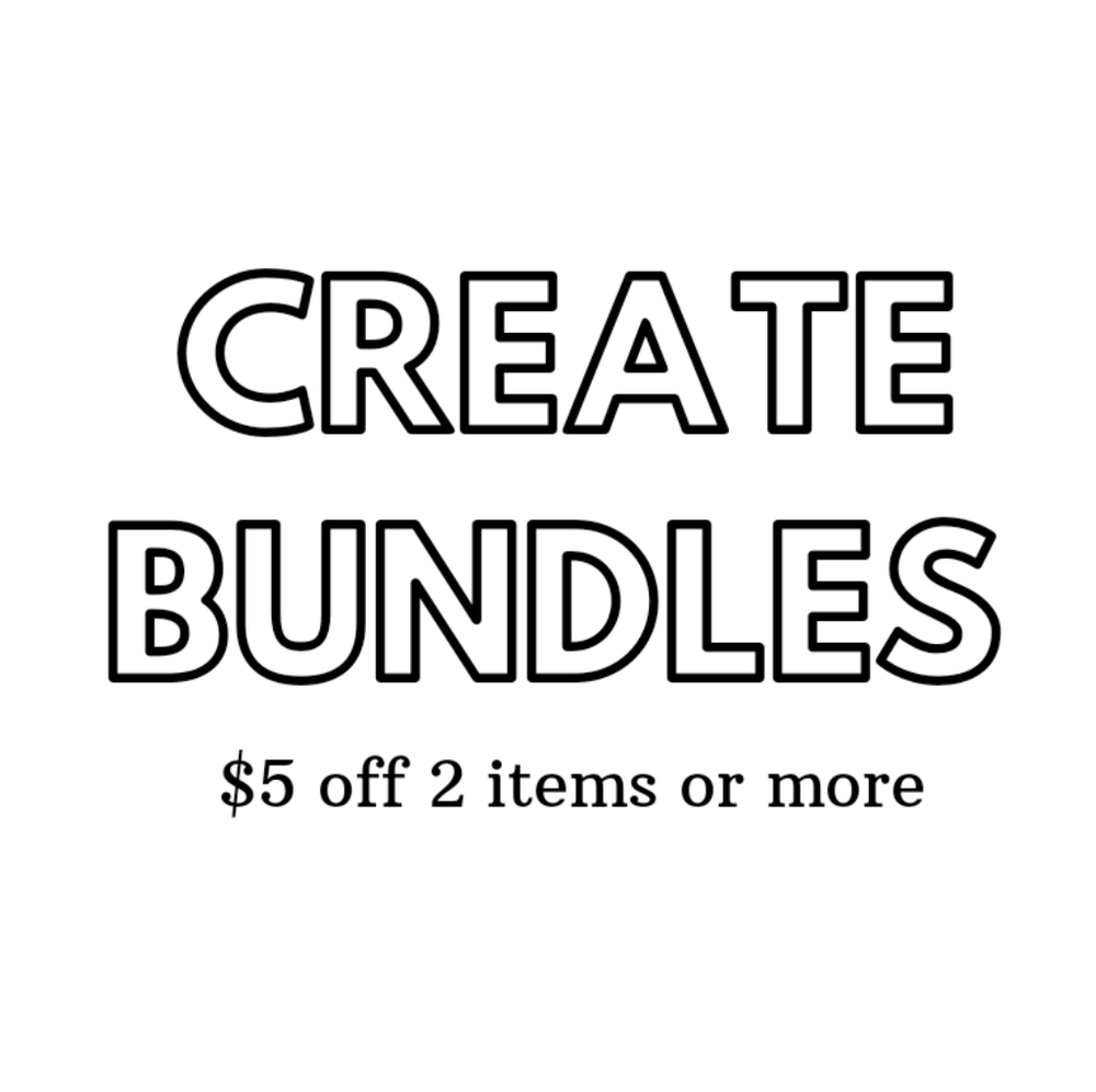 Create bundles $5 off 2 items or more